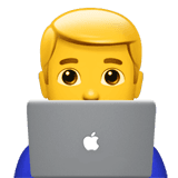 Person uploading a resume on a laptop